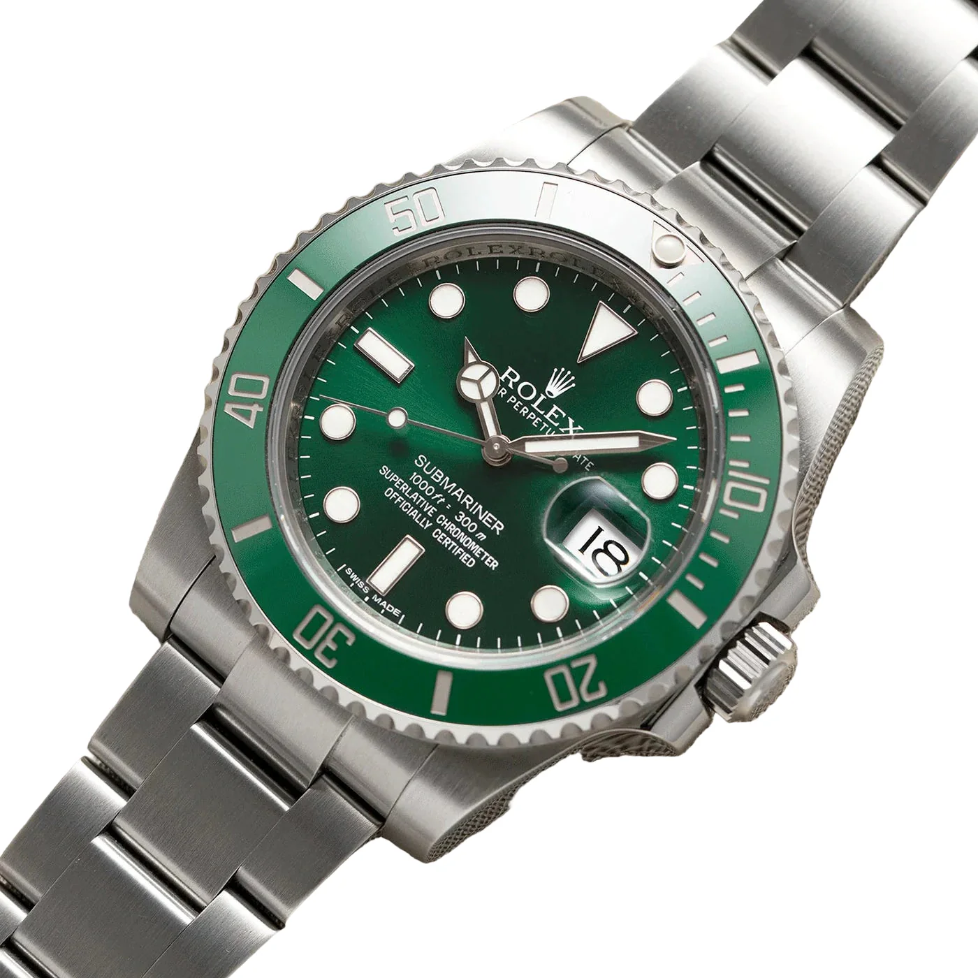 Rolex Submariner Date 'Hulk' Stainless Steel Green Dial - Image 2