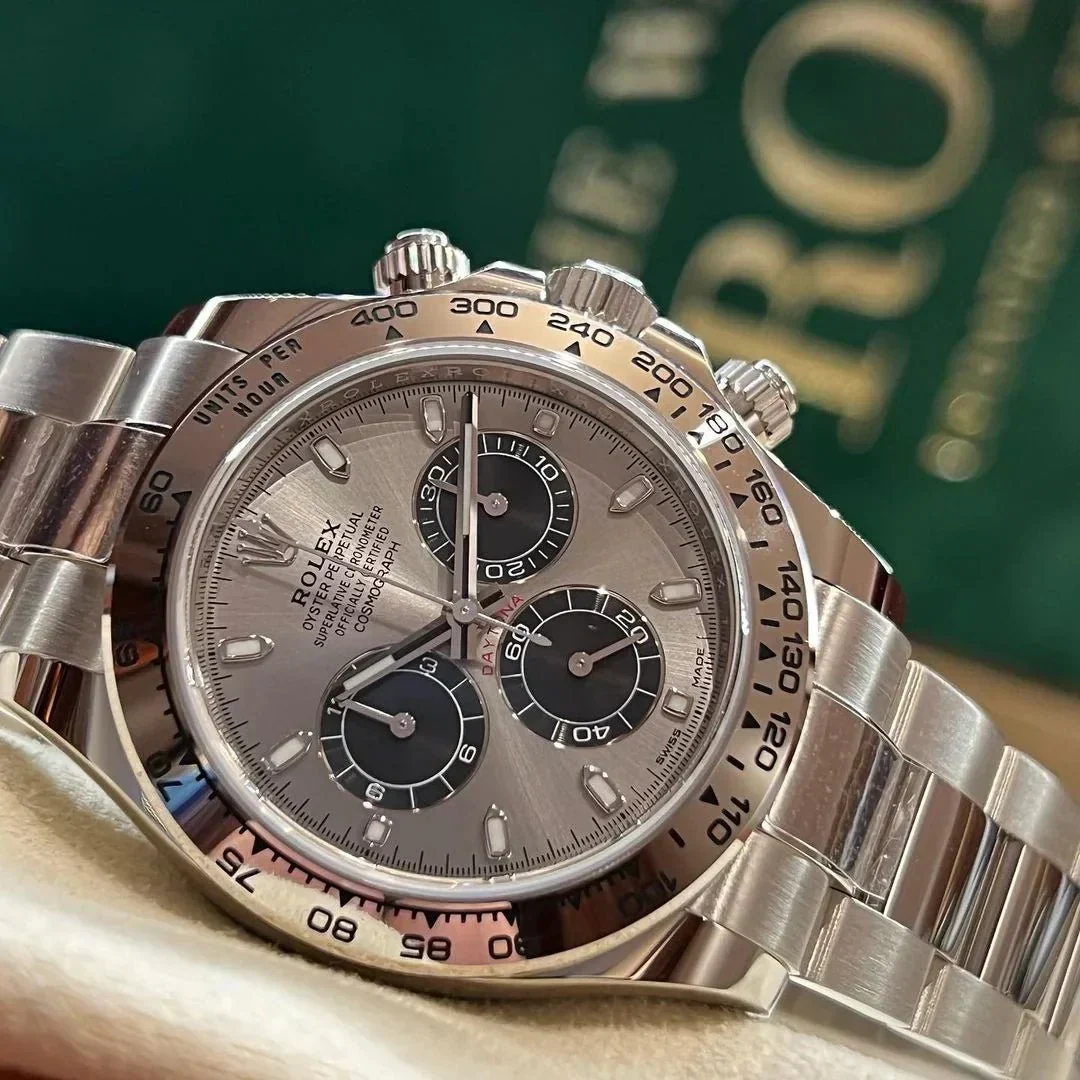 Rolex Daytona 40mm, Silver Cosmograph Watch Steel And Black Index Dial - 116509 - Image 7