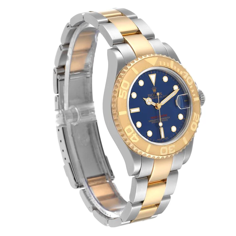 Rolex Yachtmaster Steel Yellow Gold Blue Dial Men's Watch 16623 - Image 8