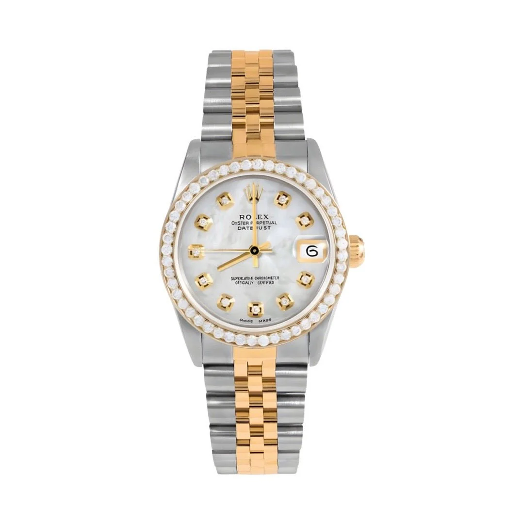 Rolex Lady-Datejust Gold-Silver Women Watch - Image 3